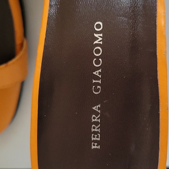 Orange 2.5" heels size 8.5 - Picture 4 of 6